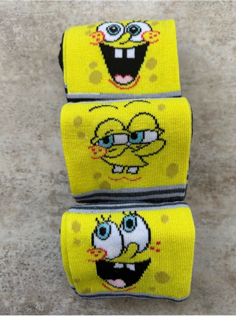 SpongeBob Yellow Adult Cartoon Socks - Fun Character Design